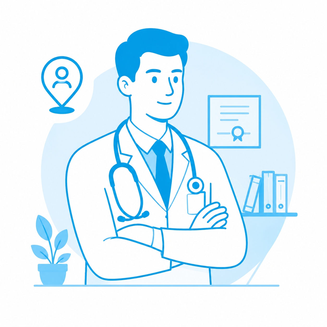 Practicing Doctors illustration